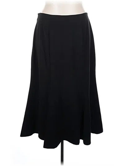 Pre-owned Lane Bryant Formal Skirt In Black