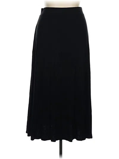 Pre-owned Lane Bryant Formal Skirt In Black