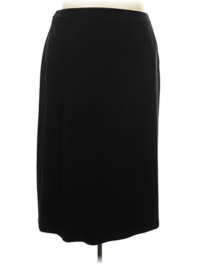 Pre-owned Lane Bryant Formal Skirt In Black