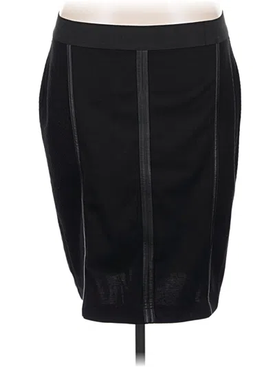 Pre-owned Lane Bryant Formal Skirt In Black