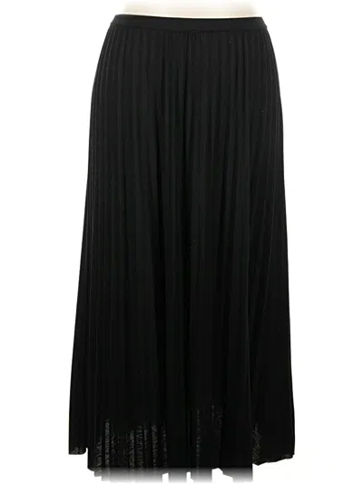 Pre-owned Lane Bryant Formal Skirt In Black