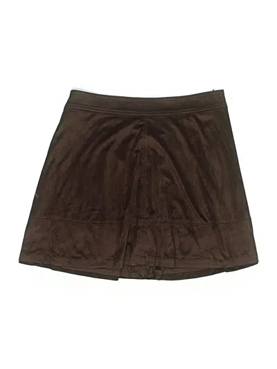 Pre-owned Lane Bryant Formal Skirt In Brown