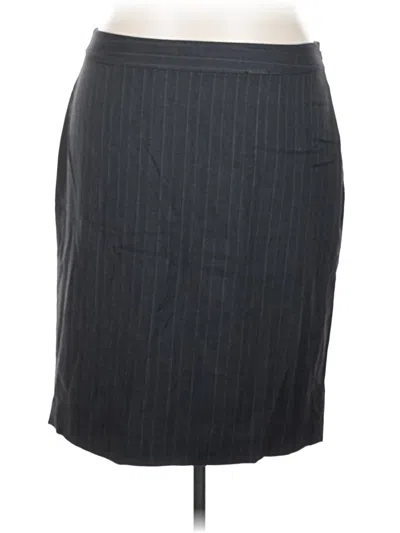 Pre-owned Lane Bryant Formal Skirt In Gray