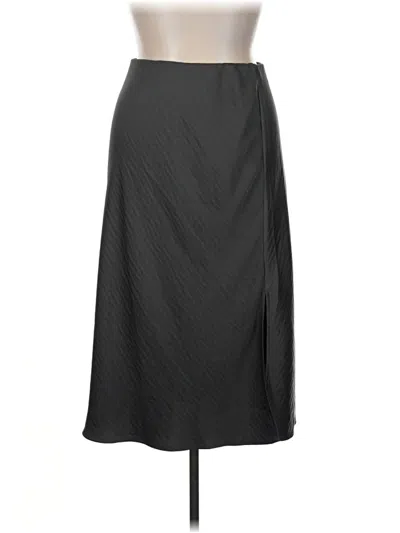 Pre-owned Lane Bryant Formal Skirt In Gray