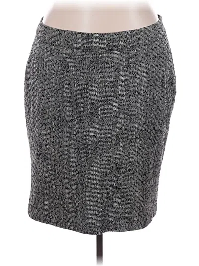 Pre-owned Lane Bryant Formal Skirt In Gray
