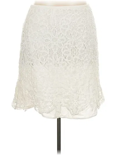 Pre-owned Lane Bryant Formal Skirt In Ivory