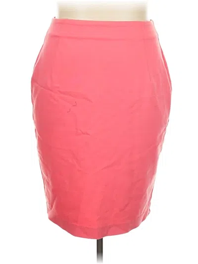 Pre-owned Lane Bryant Formal Skirt In Pink