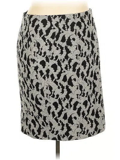 Pre-owned Lane Bryant Formal Skirt In Silver