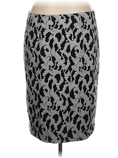 Pre-owned Lane Bryant Formal Skirt In Silver