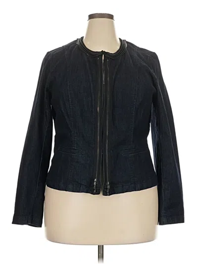 Pre-owned Lane Bryant Jacket In Blue