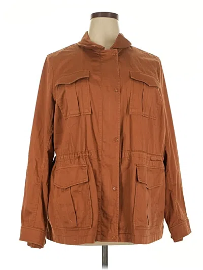 Pre-owned Lane Bryant Jacket In Brown