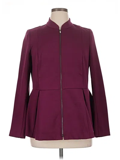 Pre-owned Lane Bryant Jacket In Burgundy