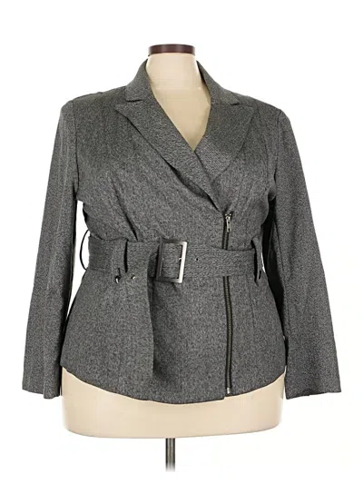 Pre-owned Lane Bryant Jacket In Gray