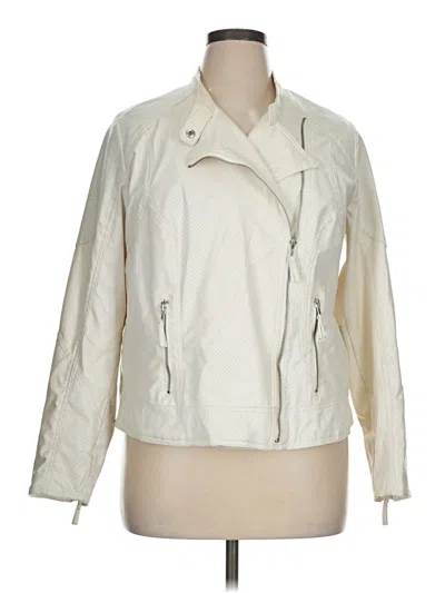 Pre-owned Lane Bryant Jacket In Ivory