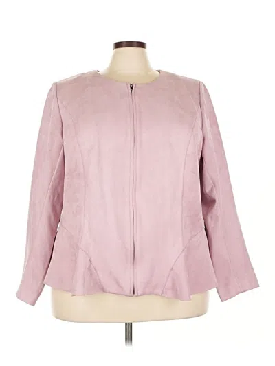 Pre-owned Lane Bryant Jacket In Pink