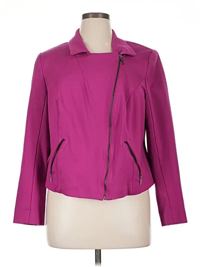 Pre-owned Lane Bryant Jacket In Purple