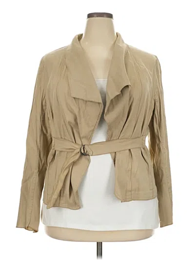 Pre-owned Lane Bryant Jacket In Tan
