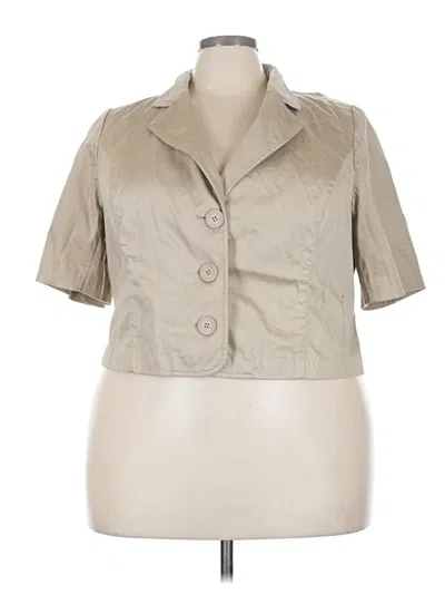 Pre-owned Lane Bryant Jacket In Tan