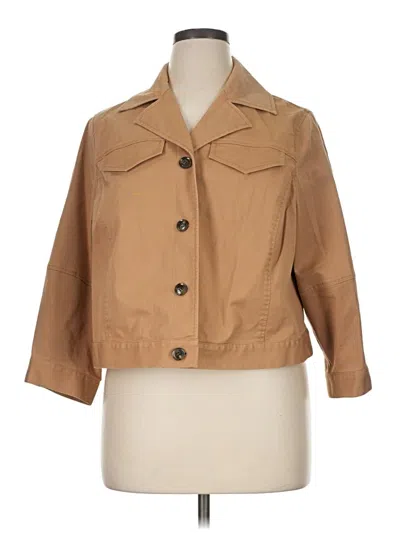 Pre-owned Lane Bryant Jacket In Tan