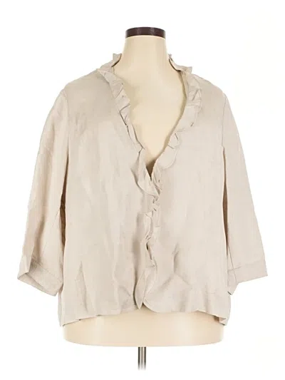 Pre-owned Lane Bryant Jacket In Tan