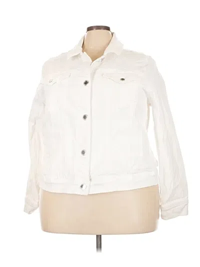 Pre-owned Lane Bryant Jacket In White