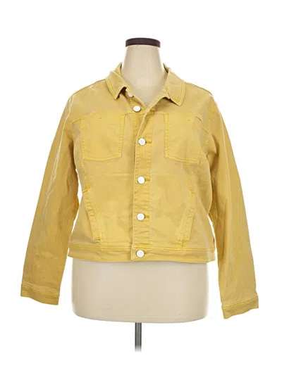 Pre-owned Lane Bryant Jacket In Yellow