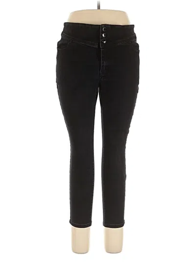 Pre-owned Lane Bryant Jeans In Black