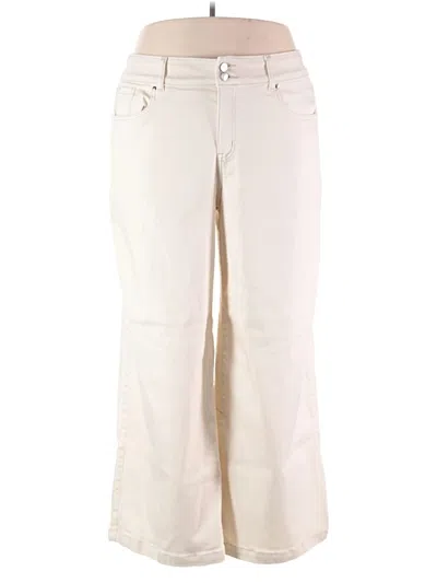 Pre-owned Lane Bryant Jeans In Ivory