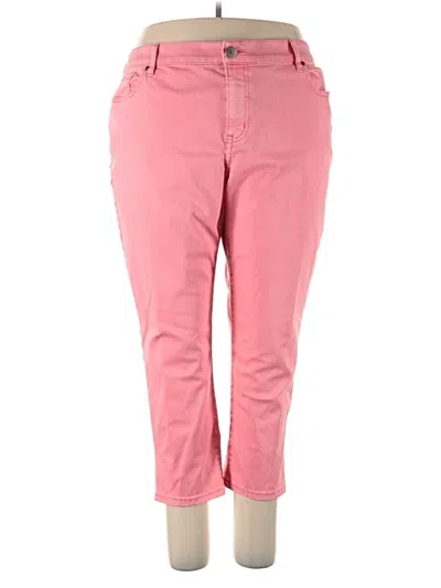 Pre-owned Lane Bryant Jeans In Pink