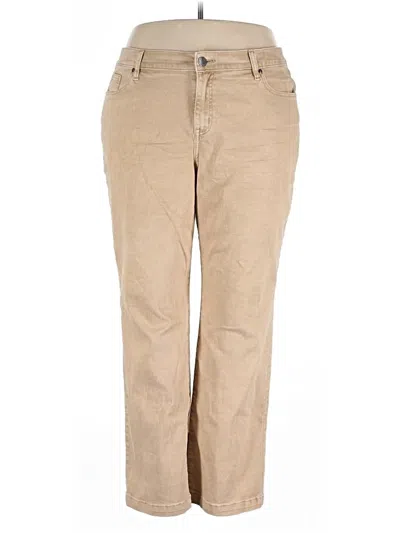 Pre-owned Lane Bryant Jeans In Tan