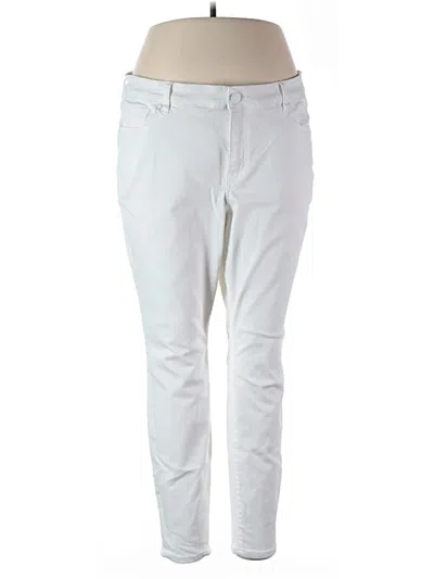 Pre-owned Lane Bryant Jeans In White