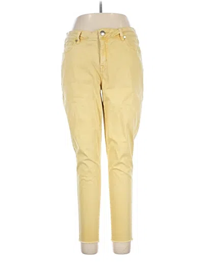 Pre-owned Lane Bryant Jeans In Yellow