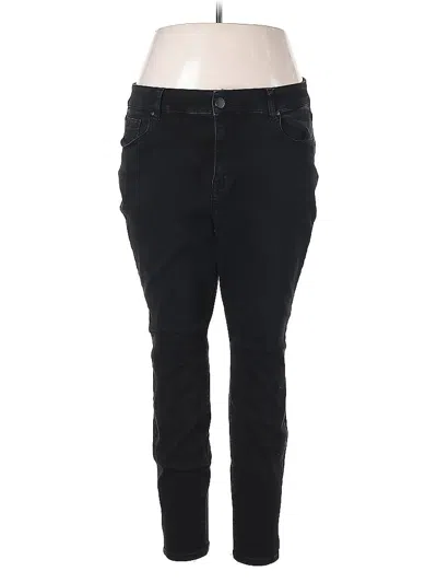 Pre-owned Lane Bryant Jeggings In Black