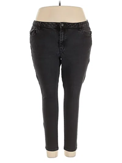Pre-owned Lane Bryant Jeggings In Black