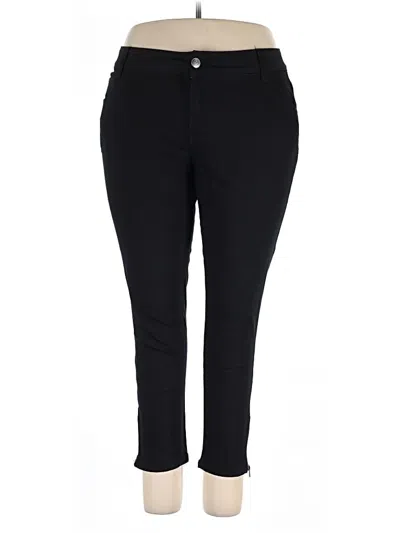 Pre-owned Lane Bryant Jeggings In Black