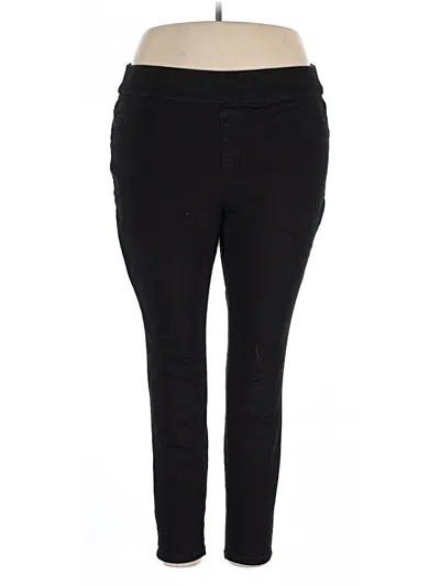 Pre-owned Lane Bryant Jeggings In Black