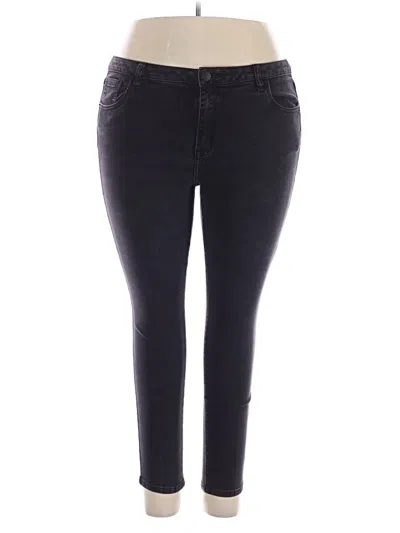 Pre-owned Lane Bryant Jeggings In Black
