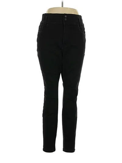Pre-owned Lane Bryant Jeggings In Black