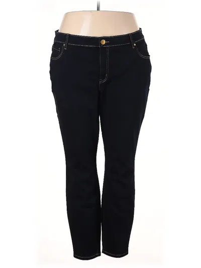 Pre-owned Lane Bryant Jeggings In Blue