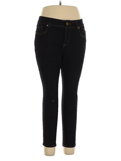 Pre-owned Lane Bryant Jeggings In Blue