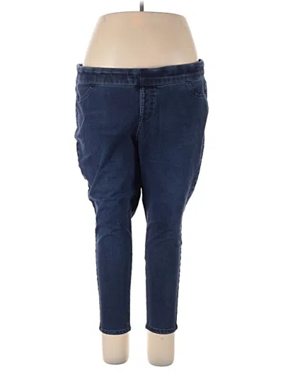 Pre-owned Lane Bryant Jeggings In Blue