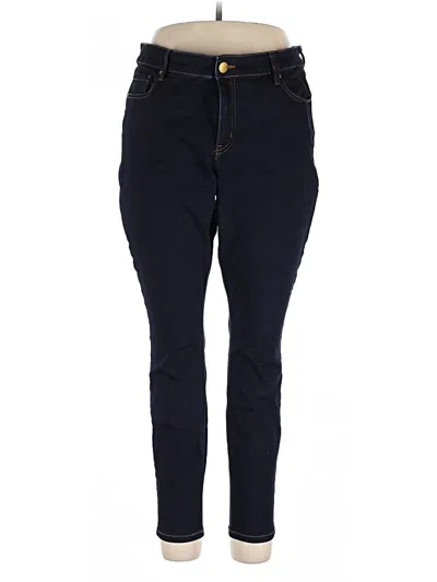 Pre-owned Lane Bryant Jeggings In Blue