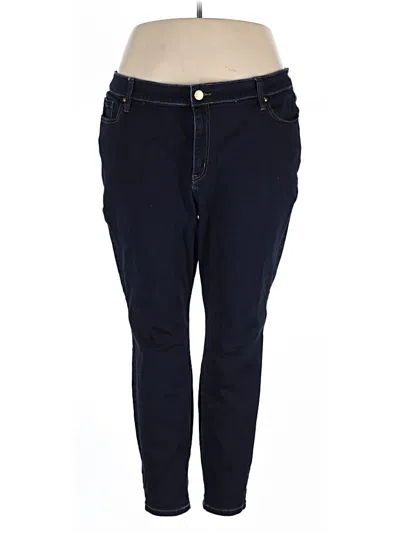 Pre-owned Lane Bryant Jeggings In Blue