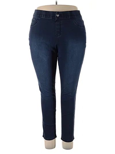 Pre-owned Lane Bryant Jeggings In Blue