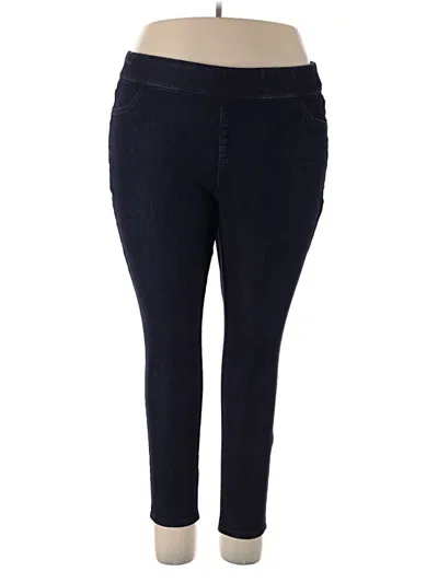 Pre-owned Lane Bryant Jeggings In Blue