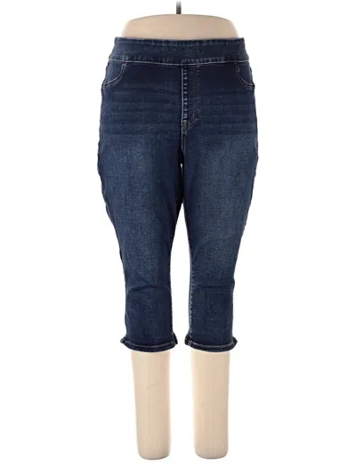 Pre-owned Lane Bryant Jeggings In Blue