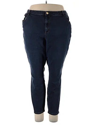 Pre-owned Lane Bryant Jeggings In Blue