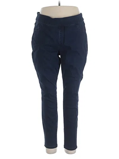 Pre-owned Lane Bryant Jeggings In Blue
