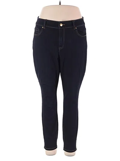Pre-owned Lane Bryant Jeggings In Blue