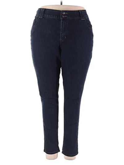 Pre-owned Lane Bryant Jeggings In Blue